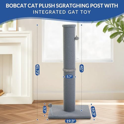 Cat Craft 41" Cat Scratching Post, Gray