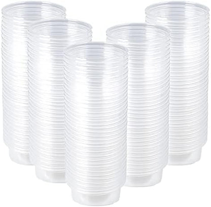 200Pcs Crested Gecko Food Dish, 0.5oz Plastic Reptile Feeding Cups