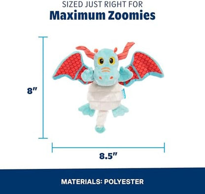 BarkBox Grimbold the Dragon Dog Toy - Toy for Extra Small to Small Dogs