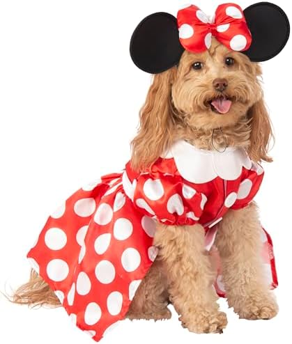 Rubies at Party City Disney: Minnie Mouse Pet Costume for for Dogs or Cats, Large