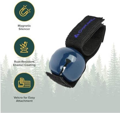 Coghlan's Magnetic Bear Bell with Silencer - Hiking Safety Gear for Wildlife Alert