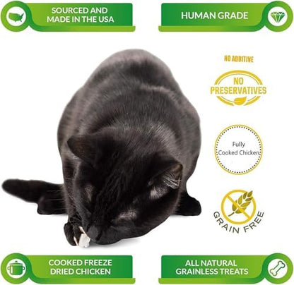 Life Essentials by Cat-Man-Doo | Freeze Dried Chicken Treats | 5oz Bag