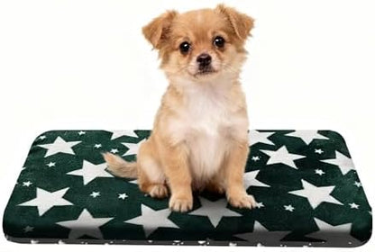 Dog Crate Pad Washable Cat Dog Pet Bed for Crate kennel Small Mat 24inGreen