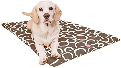 48" Fusion Mocha Brown Crate Dog Bed Mat By Majestic Pet Products