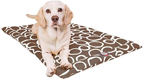 36" Fusion Mocha Brown Crate Dog Bed Mat By Majestic Pet Products
