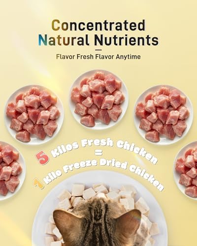 Freeze Dried Chicken Cats & Dogs Treats,3.52oz
