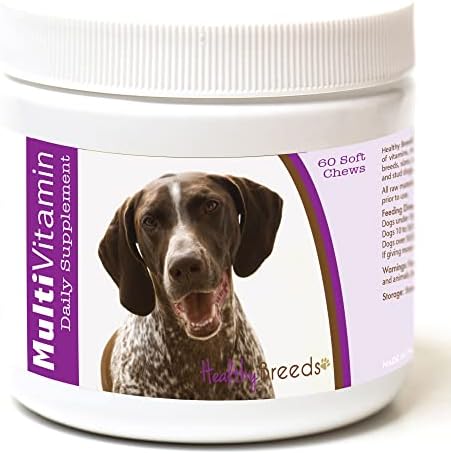 Healthy Breeds German Shorthaired Pointer Multi-Vitamin Soft Chews 60 Count