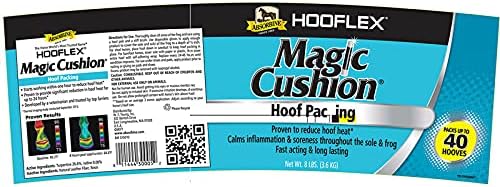Absorbine Hooflex Magic Cushion Horse Hoof Packing, 8 lb / 40 Hooves