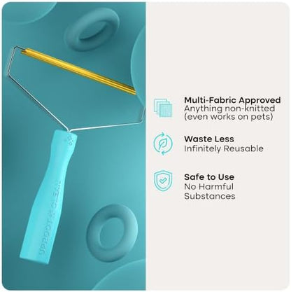 Uproot Clean Pro Pet Hair Removal Tool - Multi-Fabric Edge, Carpet Rake