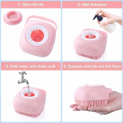 7Pcs Dog Grooming Kit, Pet Bath Supplies Deshedding Brush Dogs Cats
