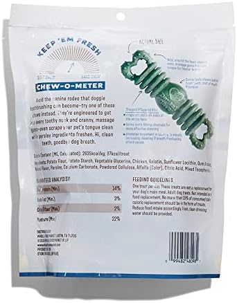 Whole Paws, Grain-Free Dog Dental Chews, Medium (For Dogs 21-50 lbs), 14 Ounce