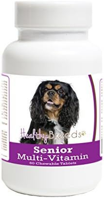 Healthy Breeds Cavalier King Charles Spaniel Senior Dog Multivitamin Tablets 60 Count