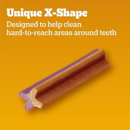 Pedigree Dentastix Large Breed Dental Dog Treats, Dual Flavor, 32 Count