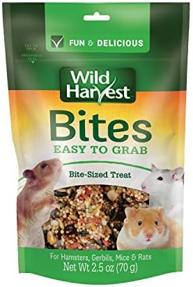 Wild Harvest Small Snacks Pet Treat for Hamsters, Gerbils, Rats, 2.5 oz