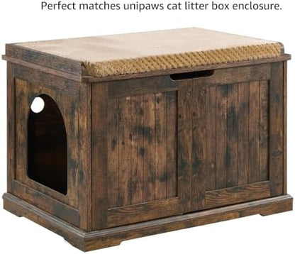 unipaws Cat Bed for Kitty or Small Dogs, Pet Bed with Removable Cover