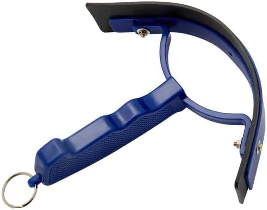 MPMH Plastic Sweat Scraper for Horse, Horse Sweat Scraper Brush Ergonomic Effective Handheld Soft Grip Plastic Rubber (Blue)