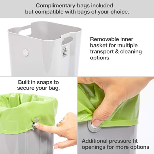 PetFusion Replacement Waste Bags, Litter and Outdoor Disposal, Leakproof