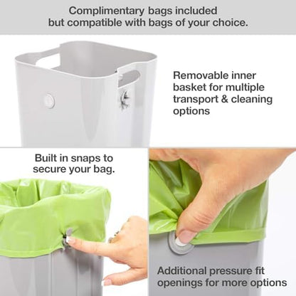 PetFusion Replacement Waste Bags, Litter and Outdoor Disposal, Leakproof