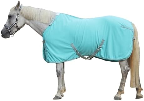 Horse Fleece Cooler Blanket, Moisture Wicking Post-Workout Drying