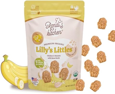 Lilly's Littles Soft Dog Treats, Chicken & Banana