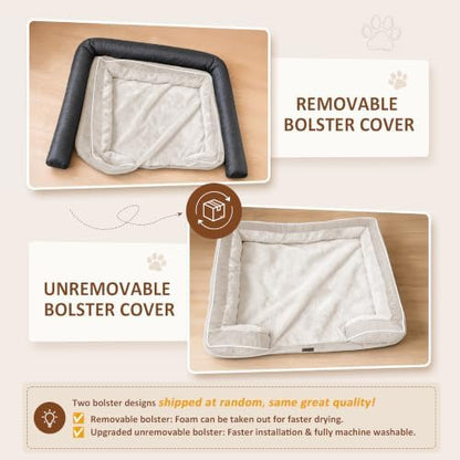 Comfort Expression Waterproof Orthopedic Dog Bed for Medium Size Dog