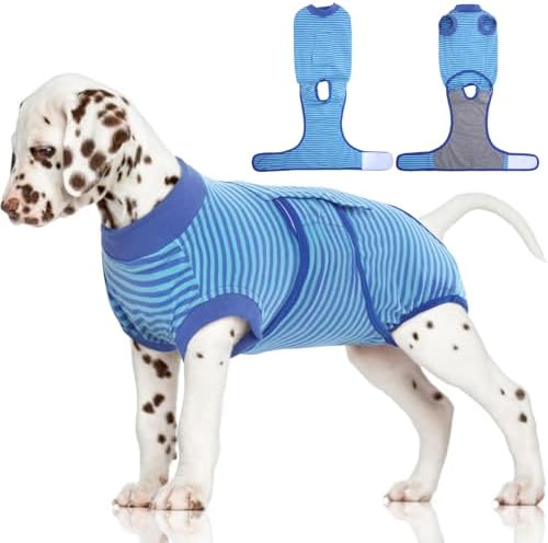 FUAMEY Recovery Suit for Dogs After Surgery,Soft Breathable Dog Bodysuit