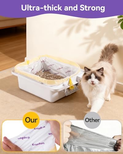 120 Count Cat Litter Box Bags Compatible with PetPivot AutoScooper 11/12