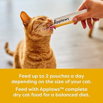 Applaws Chicken Puree Lickabe Cat Treats 60-Pack 0.5 oz Sachets