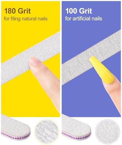 MORGLES Nail File and Buffer Blocks with Nail Care Kit