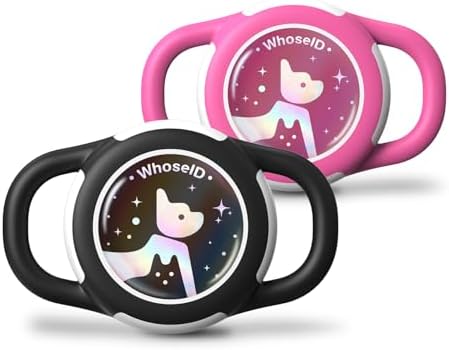 Waterproof AirTag Holder for Dog Collar, Soft Slide-On Dog AirTag Holder