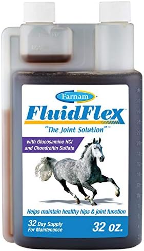 Farnam Fluidflex Glucosamine Joint Supplement for Horses, 32 oz., 32 Day Supply