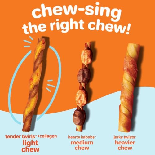 Oinkies Tender Twirls + Collagen Rawhide‑Free Dog Chews, 20 Count
