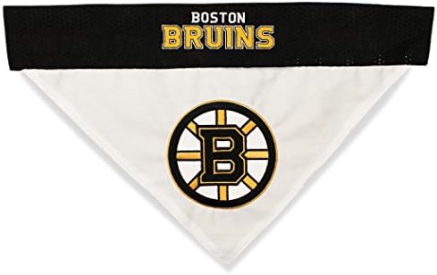 NHL Boston Bruins Bandana for Dogs & Cats, Large/X-Large. - Cute & Stylish Bandana! The Perfect Hockey Fan Scarf Bandana, Great for Birthdays Or Any Party!