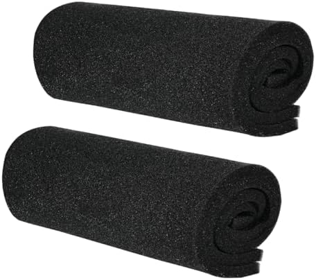 AQUANEAT 2 Pack Aquarium Bio Sponge Filter Media Pad Cut-to-Size Open Cell Foam Sheet for Fish Tank Sump (20" x 20" x 0.5"H)