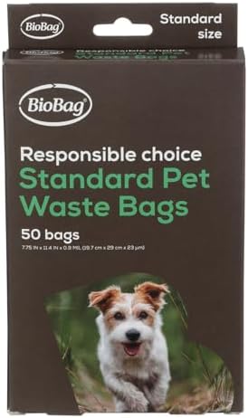 BioBag Black Responsible Pet Waste Bags-50 Count