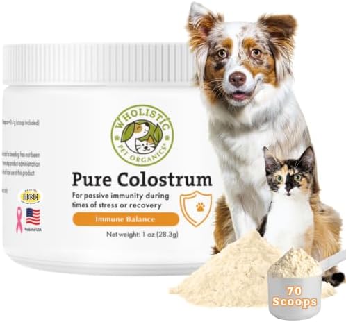 Colostrum for Dogs & Cats, 1 oz, 70 Scoops, Cat & Dog Allergy Relief