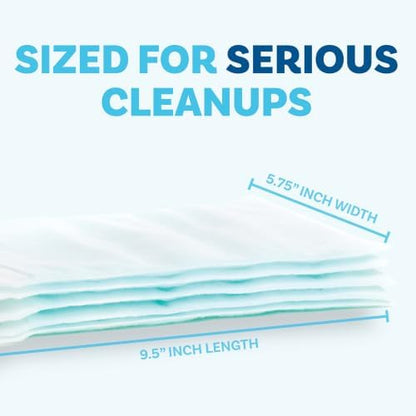 ScrubbyPet No Rinse Pet Wipes- Use Pet Bathing, Pet Grooming Pet Washing, Simple to Use,Just Lather, Wipe, Dry. Excellent Sensitive Skin. The Ideal Pet Wipes Bathing Your Pet Dog Cat.