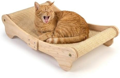 Small Sisal Cat Scratch Bed for Scratching and Resting,Cat Scratcher Chair