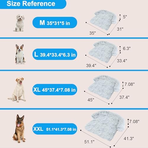 Luxurious Dog Couch Bed Protector for Dog Pet Couch Cover Dog Sofa Beds(XL)