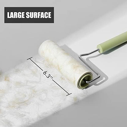 Extra Sticky Large Surface Lint Roller, 6.3''Wide Roller for Pet Hair