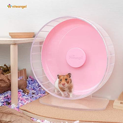 Niteangel Super-Silent Hamster Exercise Wheels: Quiet 10 inch Running Wheel