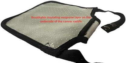 DOWN UNDER OUTDOORS 2 Medium-Large Chicken Saddles (Insulated Light Gray)