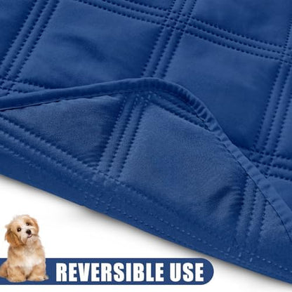 Smiry Waterproof Dog Bed Cover, Reversible Pet Blanket for Sofa Couch