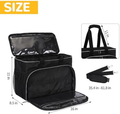 Dog Cat Grooming Bag for Vacuum,Scissors,Dog Grooming Kit Supplies