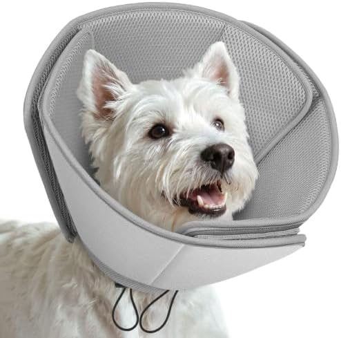AOFITEE Soft Dog Cone Collar, Adjustable Cone for Dogs to Stop Licking