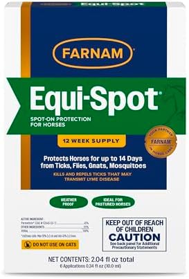 Farnam Equi-Spot, Weather Proof Targeted Spot On Protection, 12 Week Supply