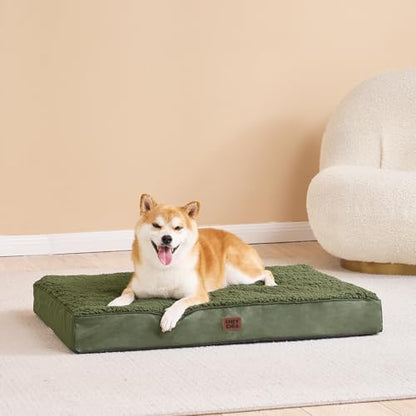 EHEYCIGA Orthopedic Dog Bed Large with Removable Washable Cover, 35x23