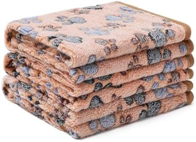 Luciphia Dog Blanket 3 Pack, Soft Cozy Fleece Throw for Puppy Cat,23"x16"