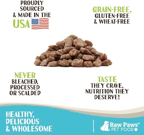Raw Paws Freeze Dried Dog Food & Cat Food - Beef Recipe, 16-oz, USA in Made