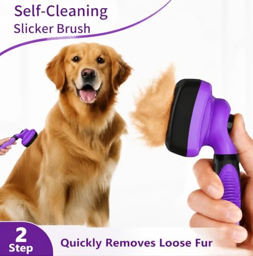 Cat Grooming Kit,Kitten Puppy Pet Dog Grooming Kit,Dog Slicker Brush,9PCS